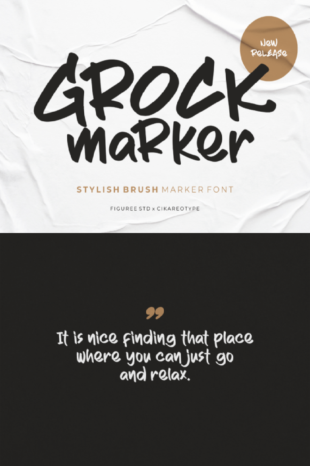 Grock Marker Font