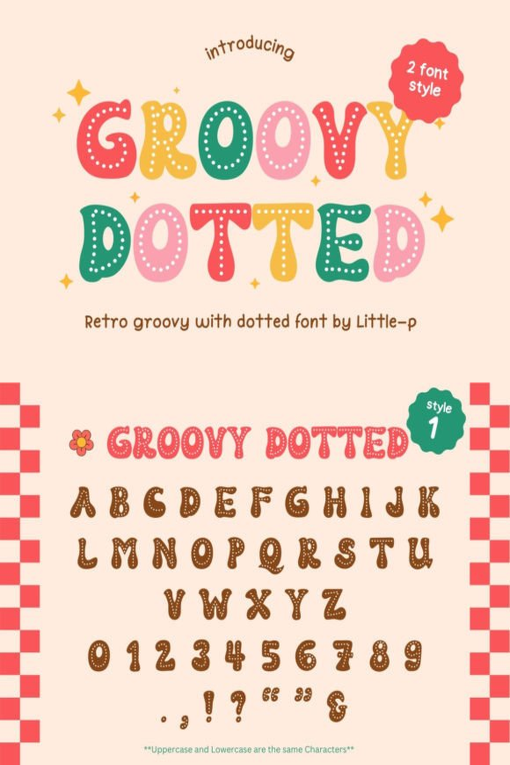 Groovy Dotted Font