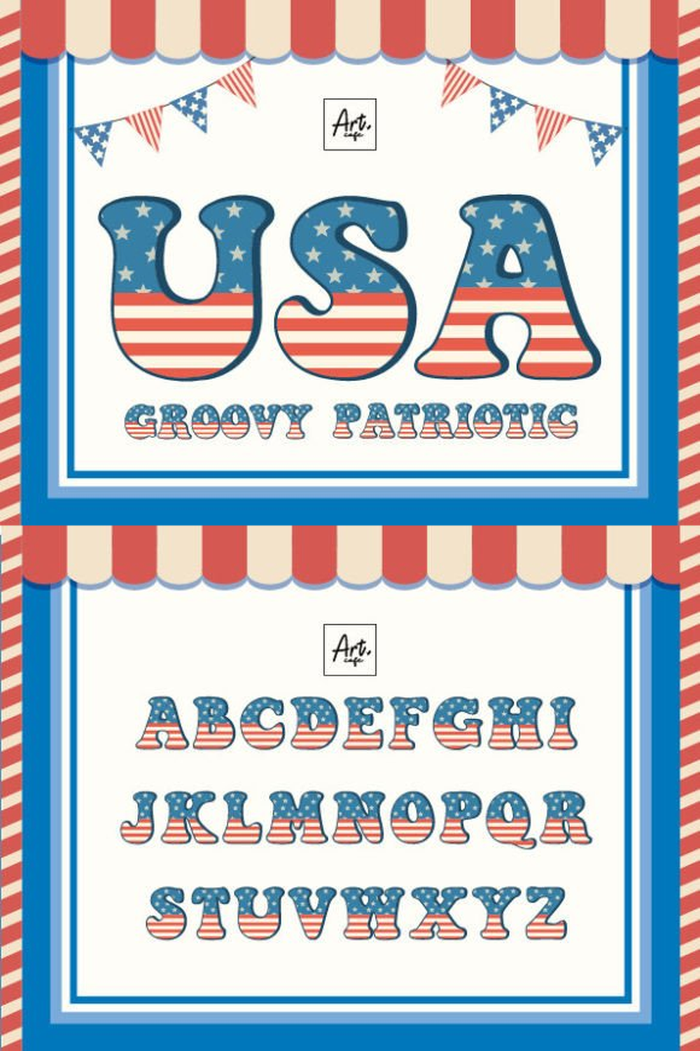 Groovy Patriotic Font