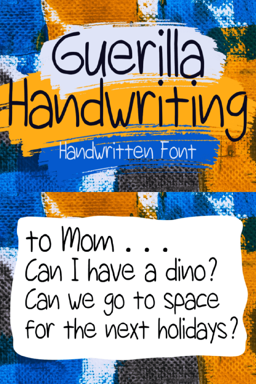 Guerilla Handwriting Font