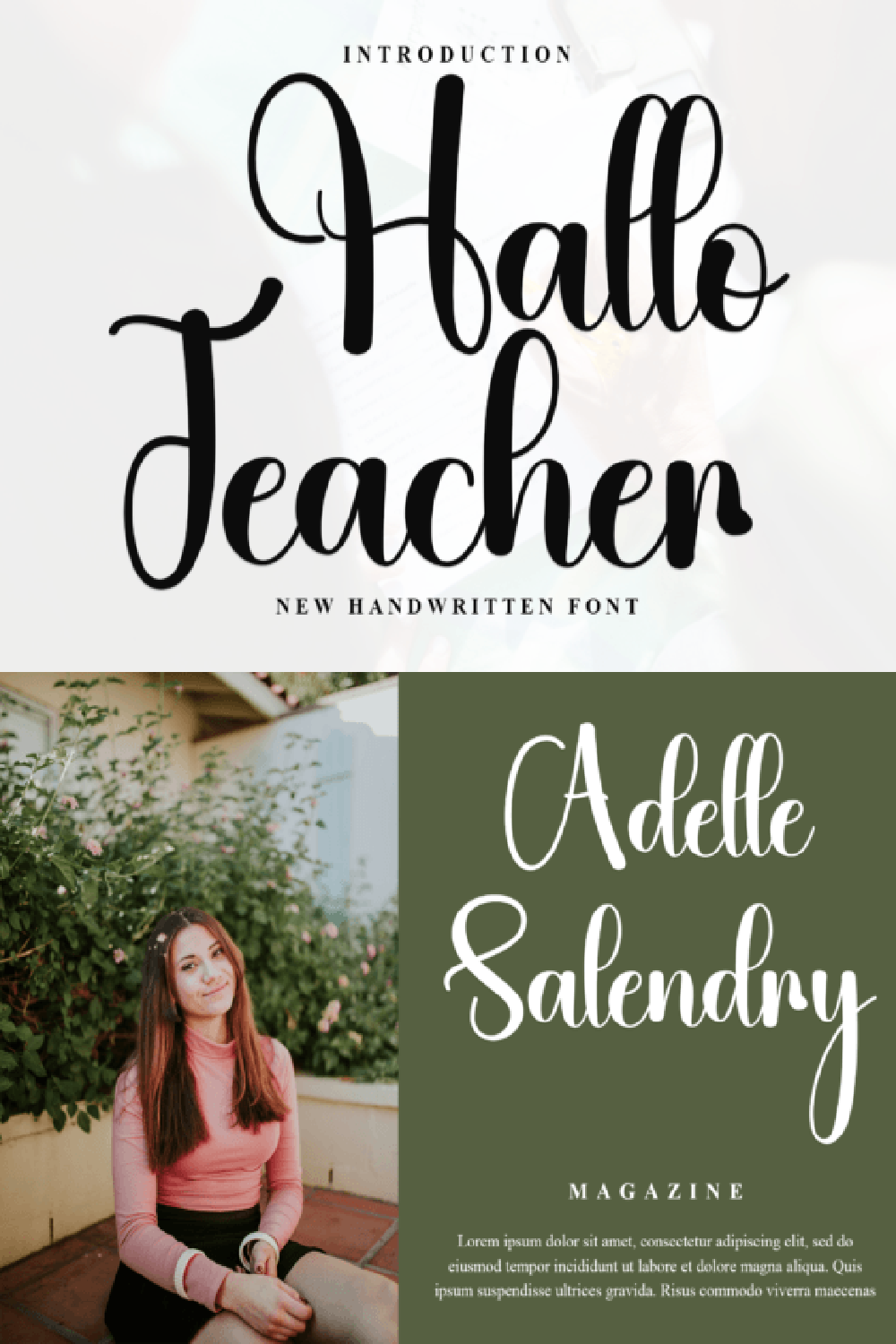 Hallo Teacher Font Font Hallo Teacher Font Font