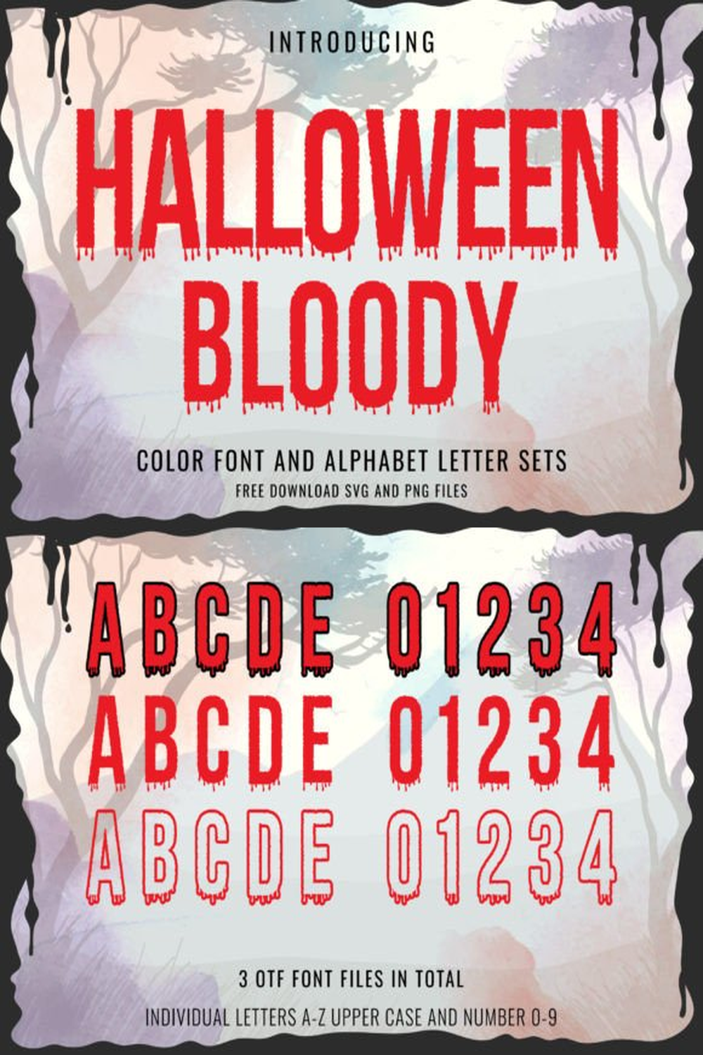 Halloween Bloody Font