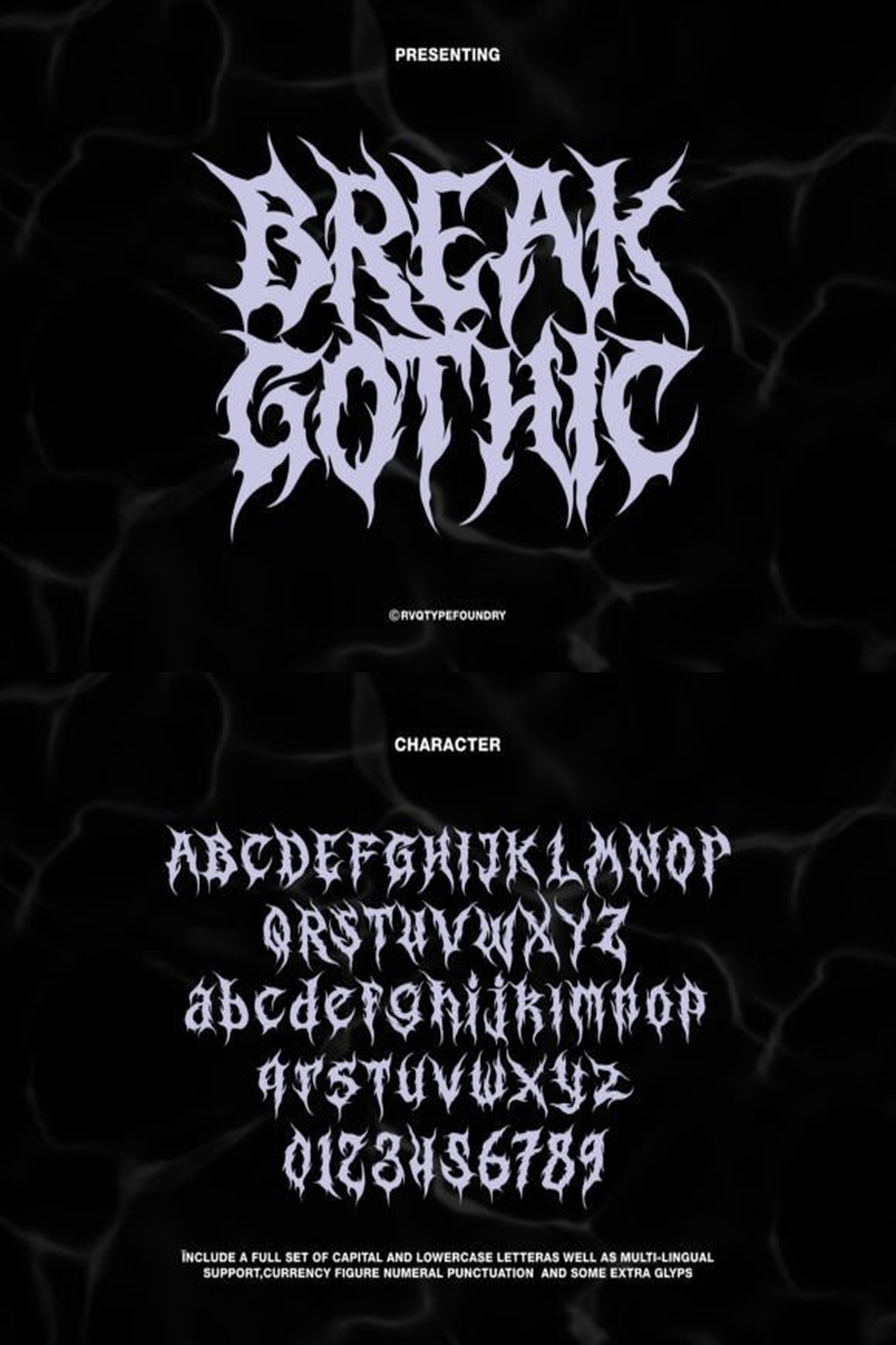 Break Gothic Font