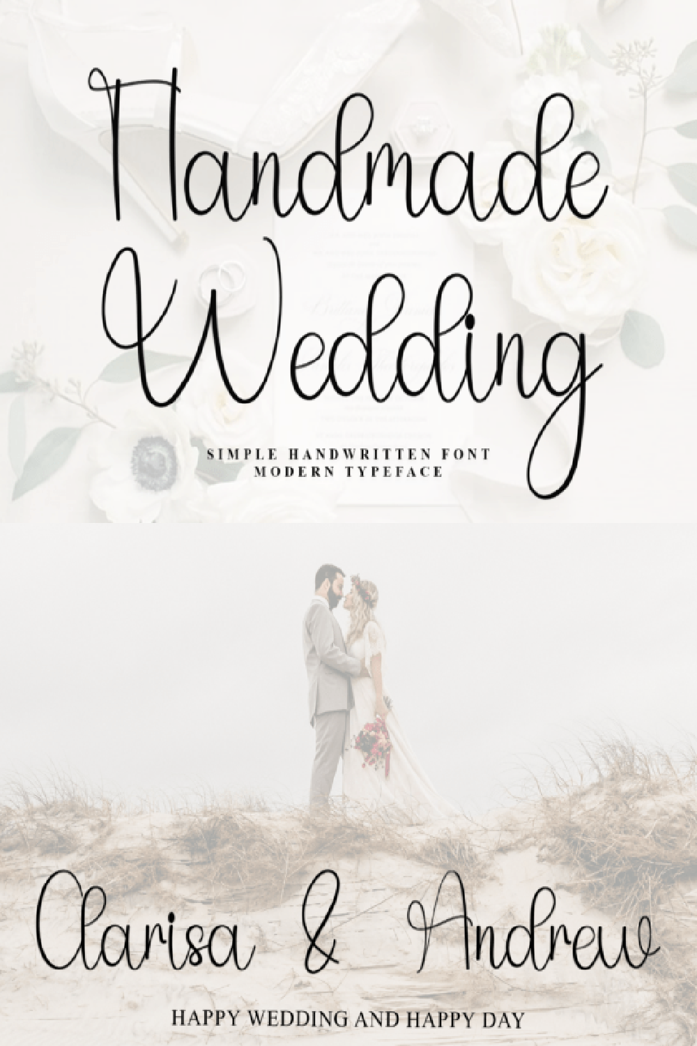 Handmade Wedding Font