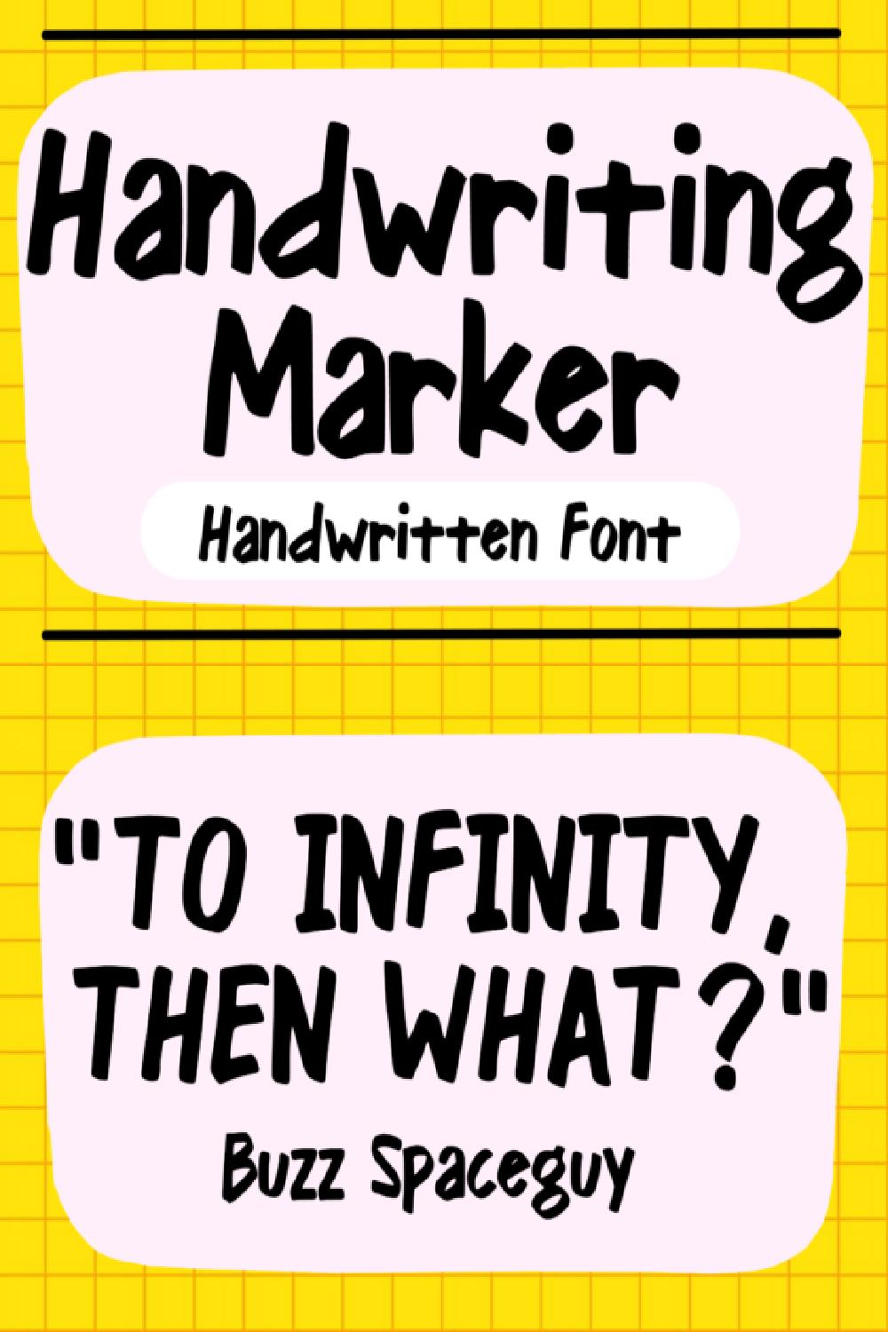 Handwriting Marker Font
