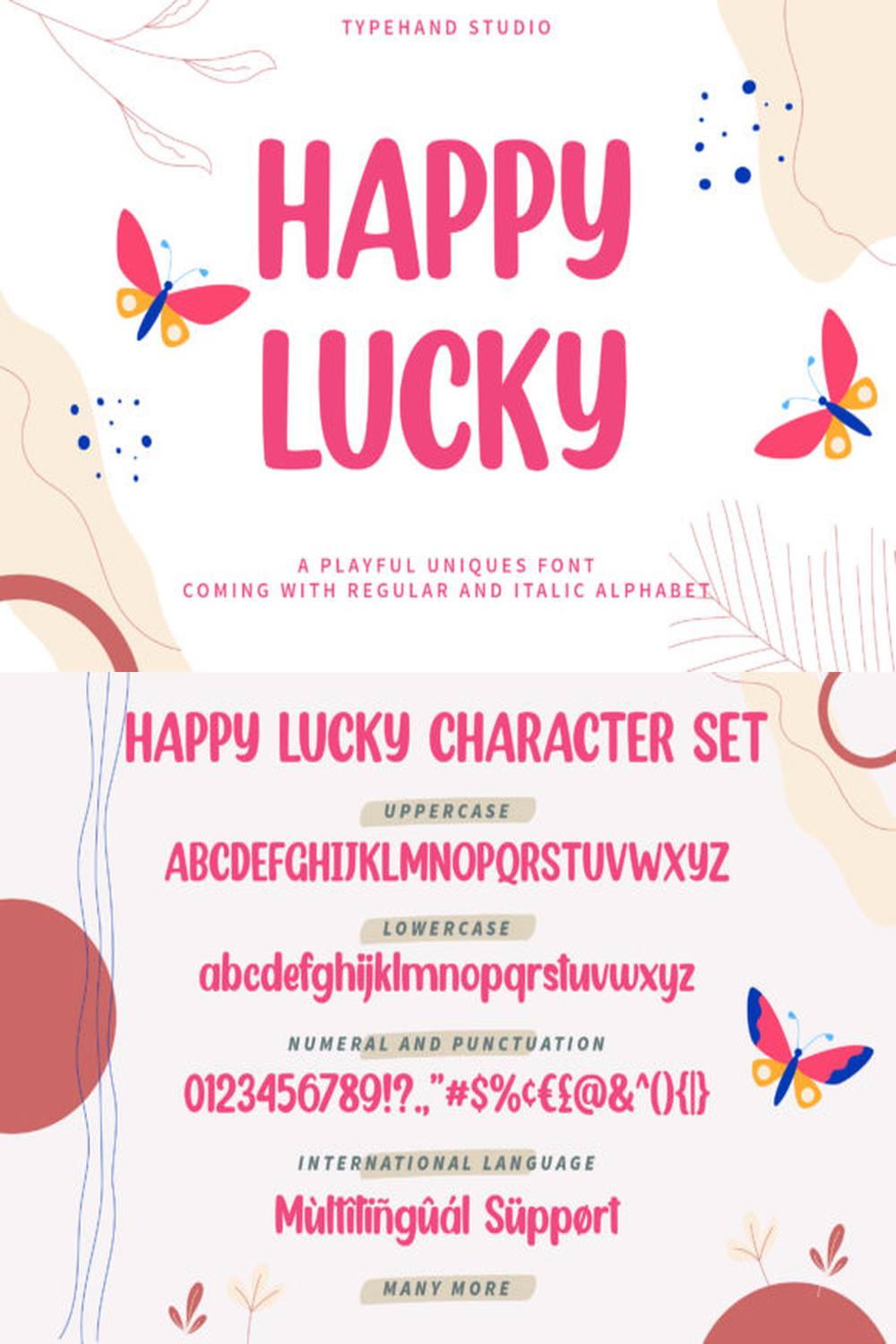 Happy Lucky Font: A Playful & Cute Display Font for Cricut & Crafts! Happy Lucky Font: A Playful & Cute Display Font for Cricut & Crafts!
