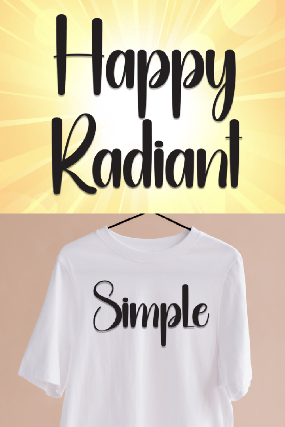 Happy Radiant Font Happy Radiant Font
