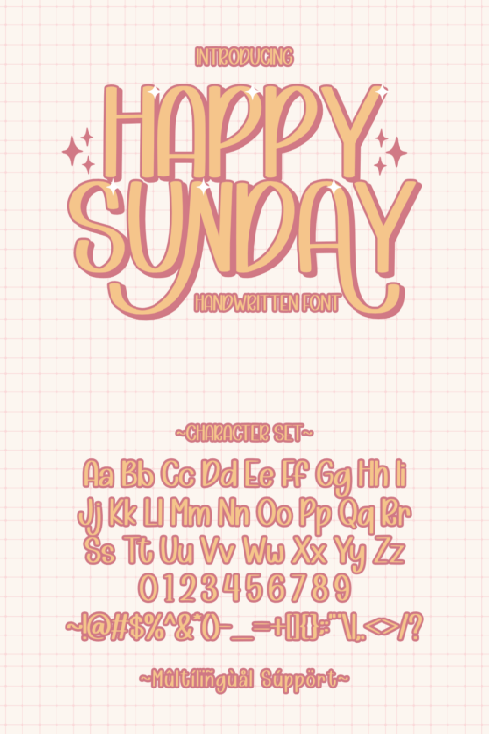 Happy Sunday Font