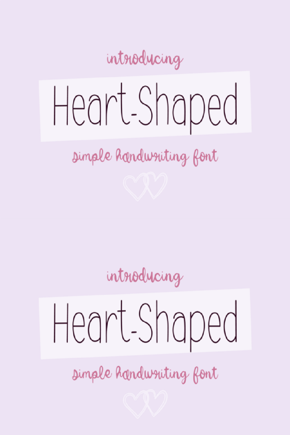 Heart-shaped Font