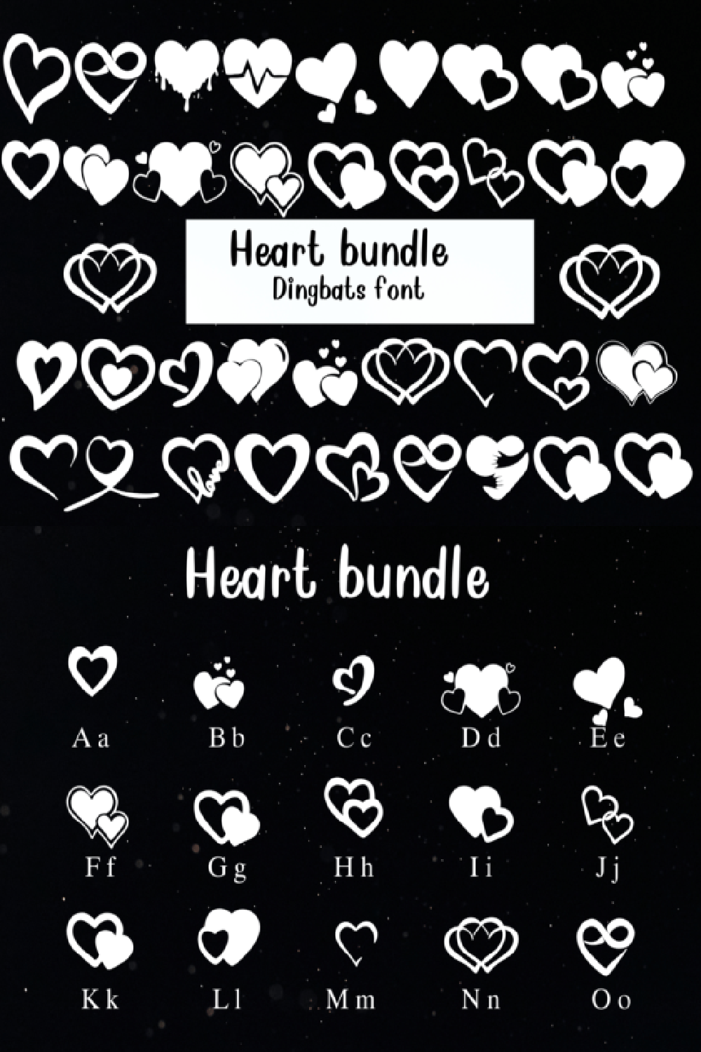Hearts Bundle Font