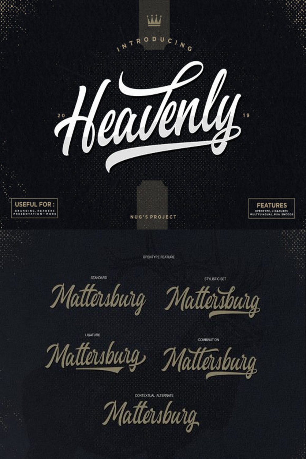 Heavenly Font