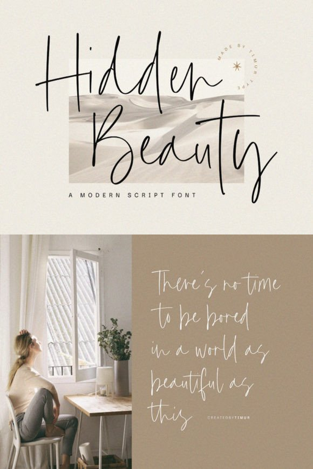 Hidden Beauty Font