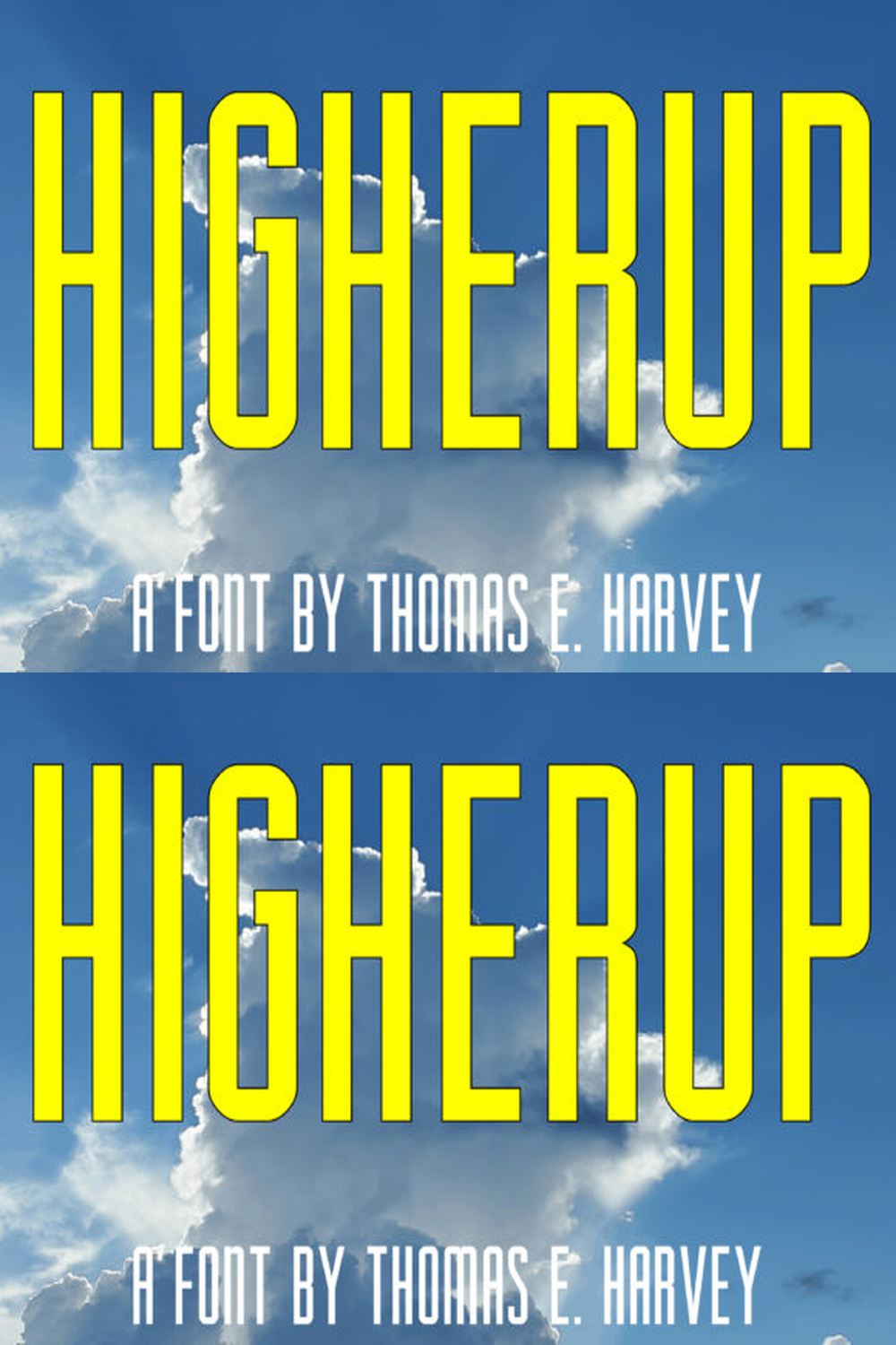 Higherup Font