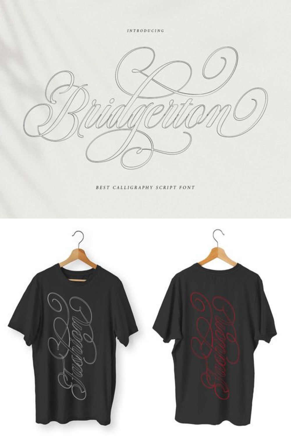 Bridgerton Outline Font