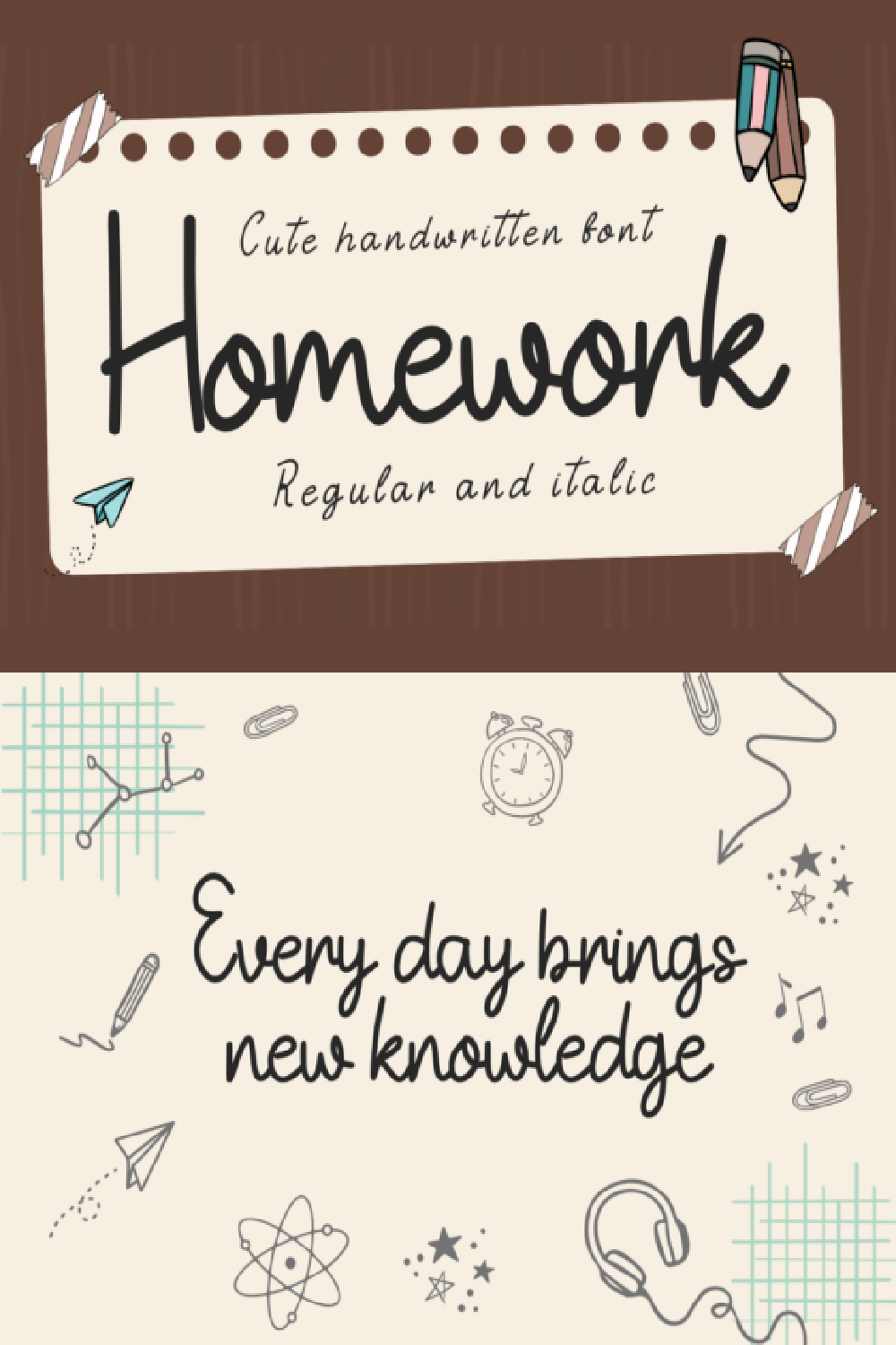 Homework Font