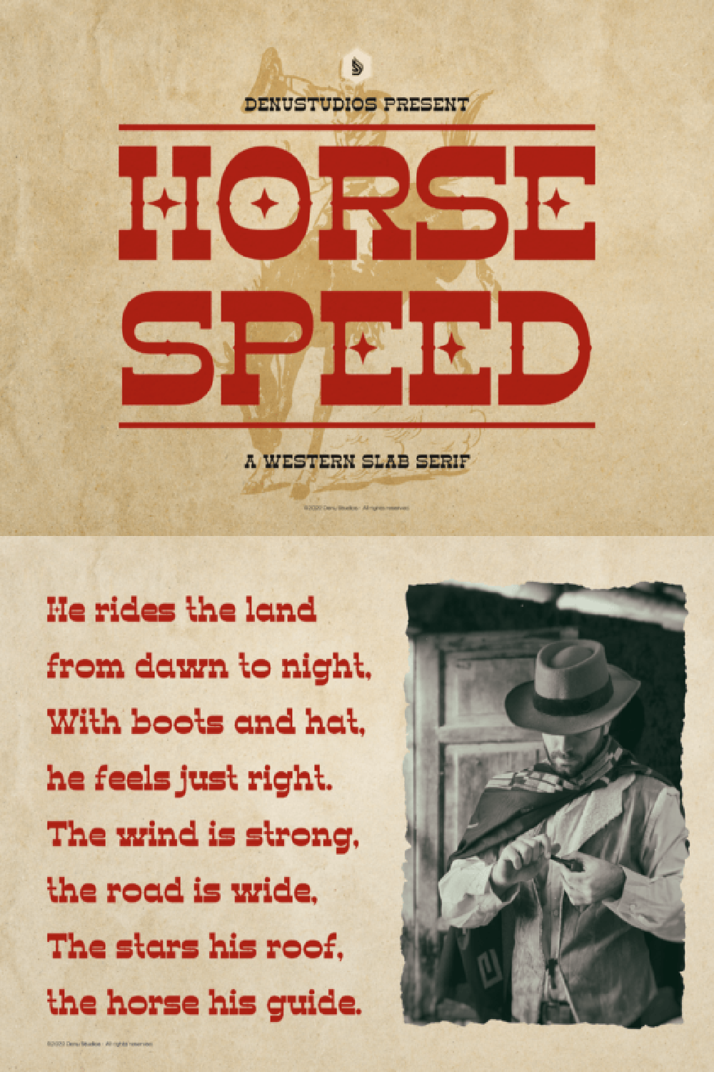 Horse Speed Font
