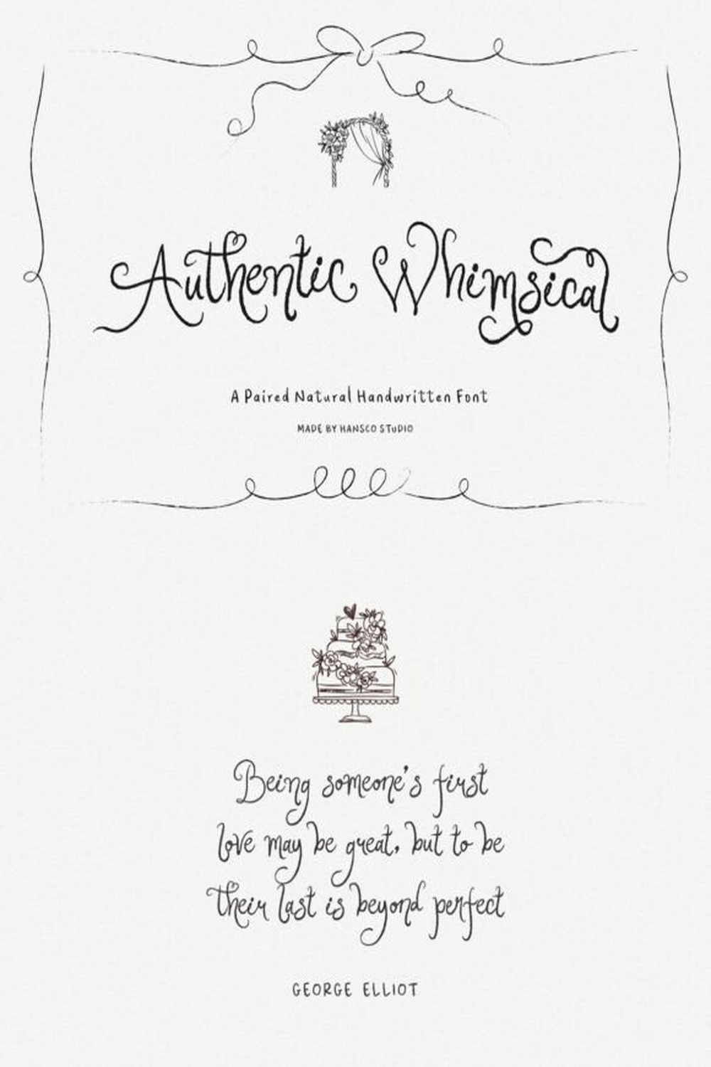 Authentic Whimsical Font