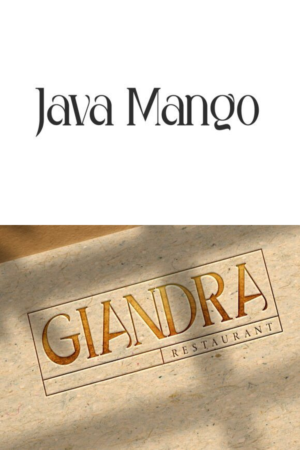 Java Mango Font