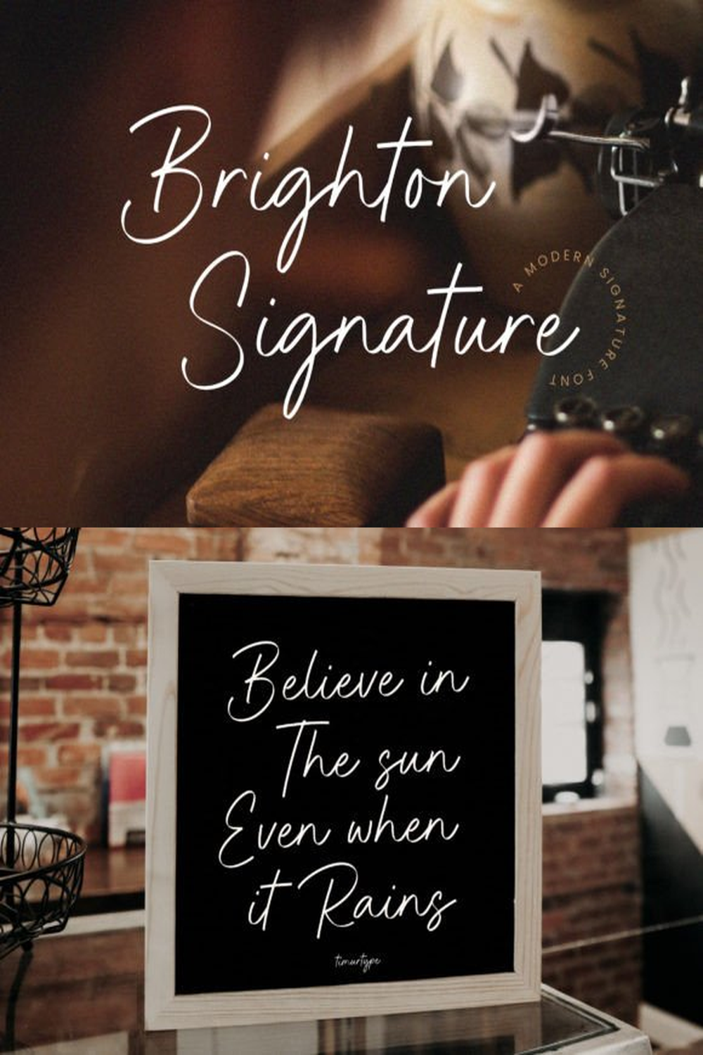 Brighton Signature Font