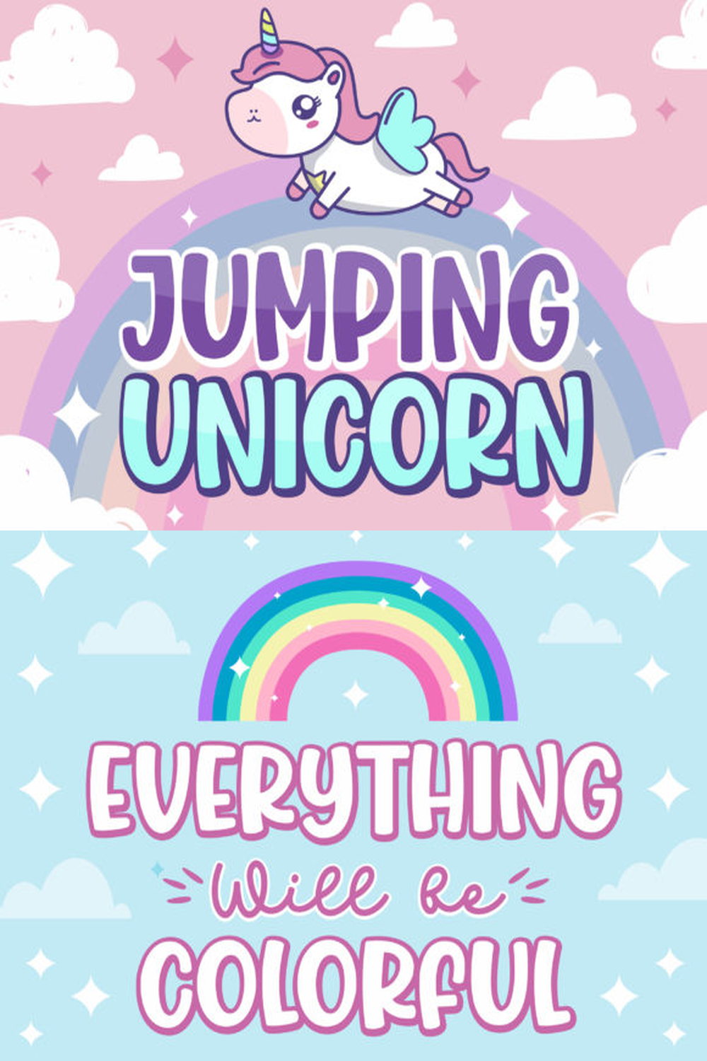 Jumping Unicorn Font