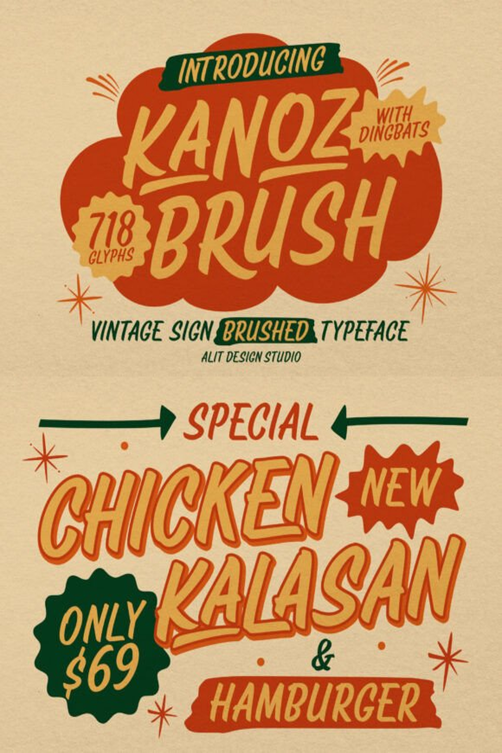 Kanoz Brush Font