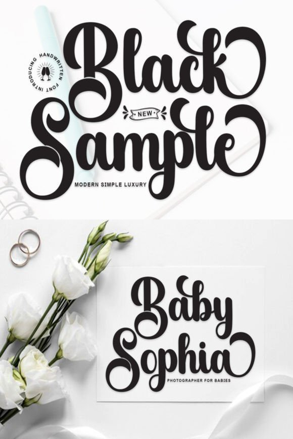 Black Sample Font
