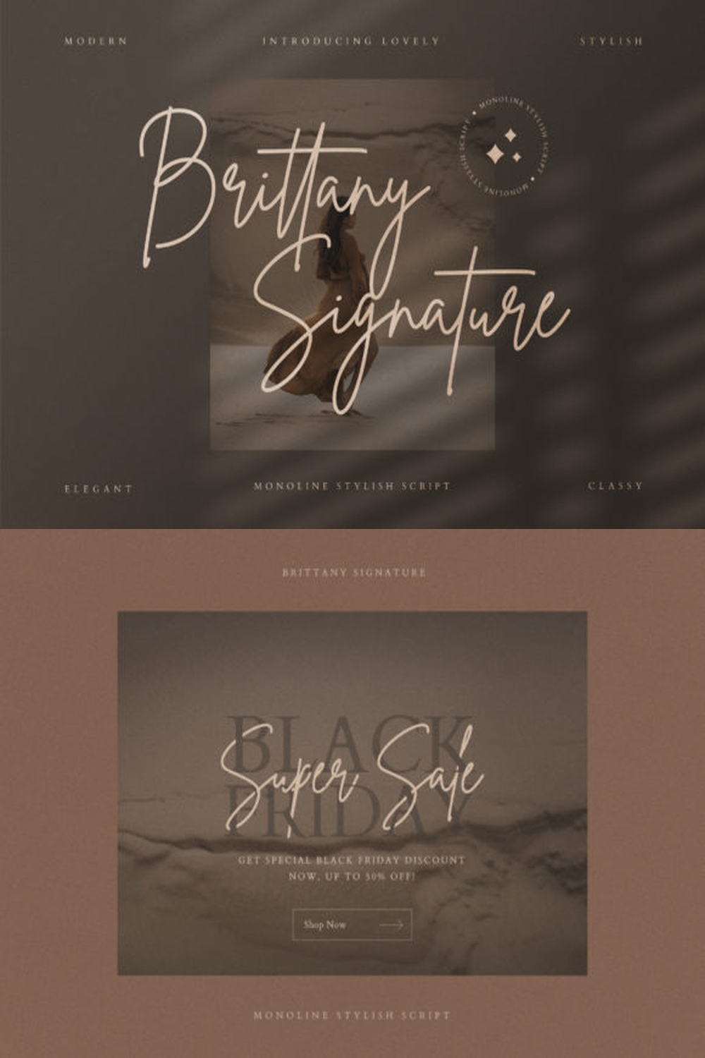 Brittany Signature Script Font