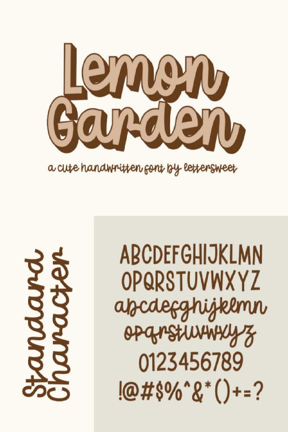 Lemon Garden Font