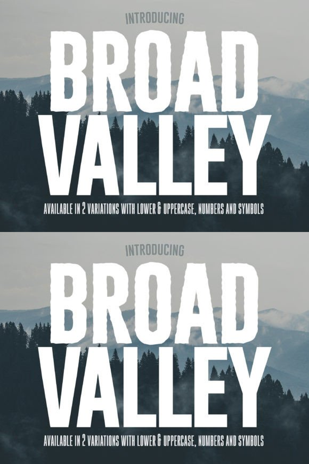 Broad Valley Font
