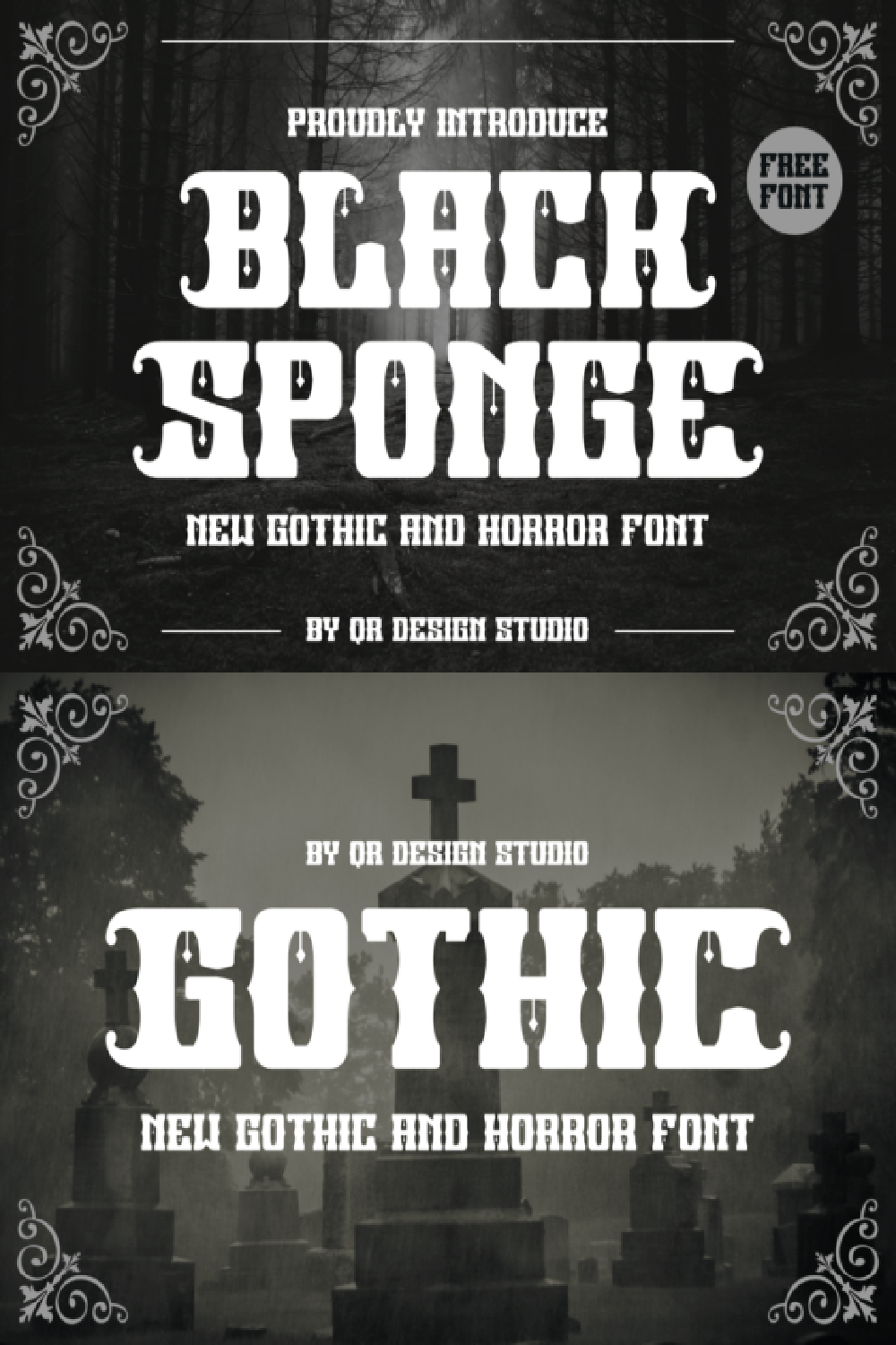 Black Sponge Font