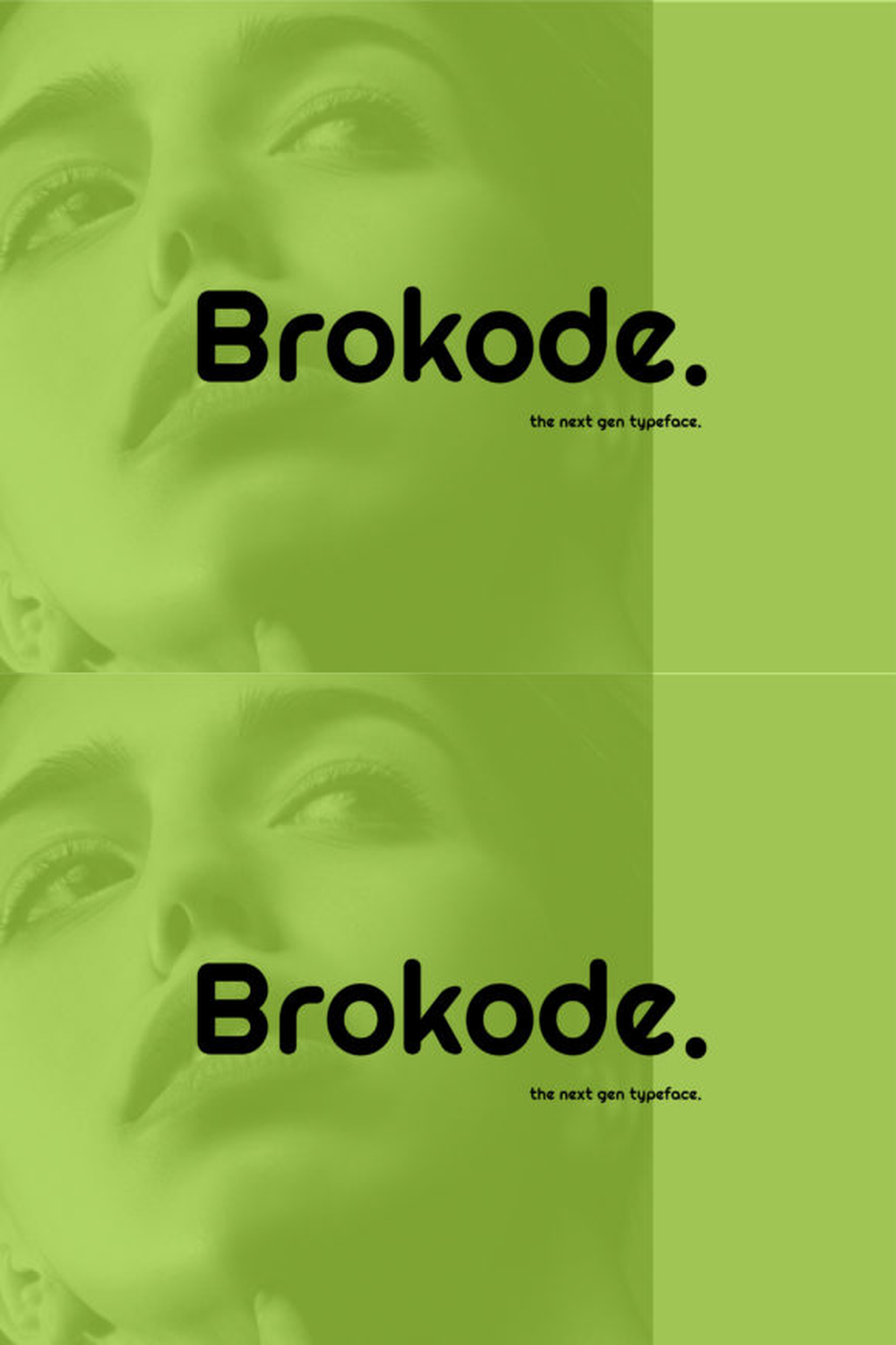Brokode Modern Typeface Font
