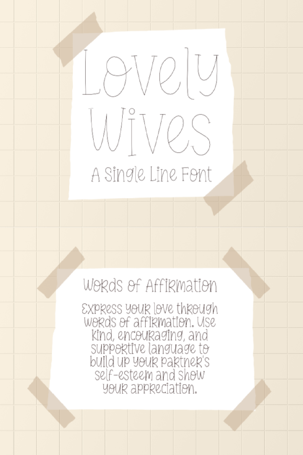 Lovely Wives Font