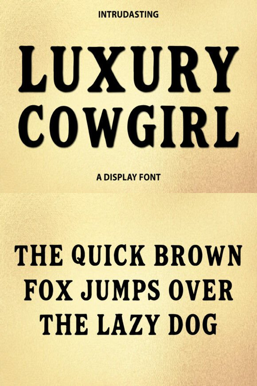 Luxury Cowgirl Font