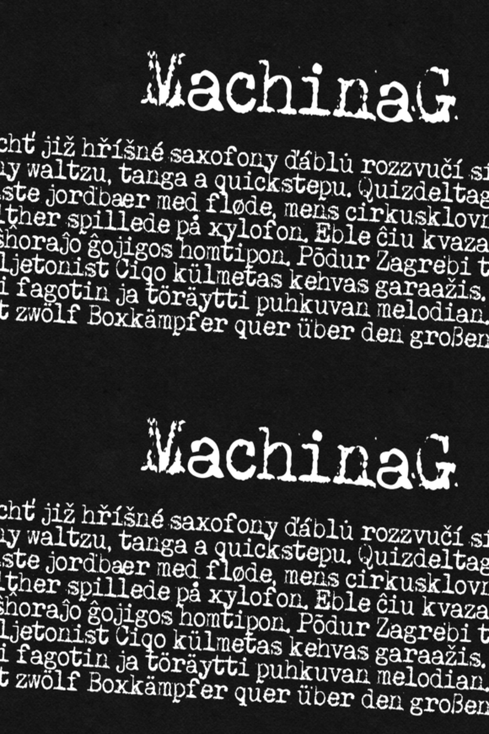 Machina G Font