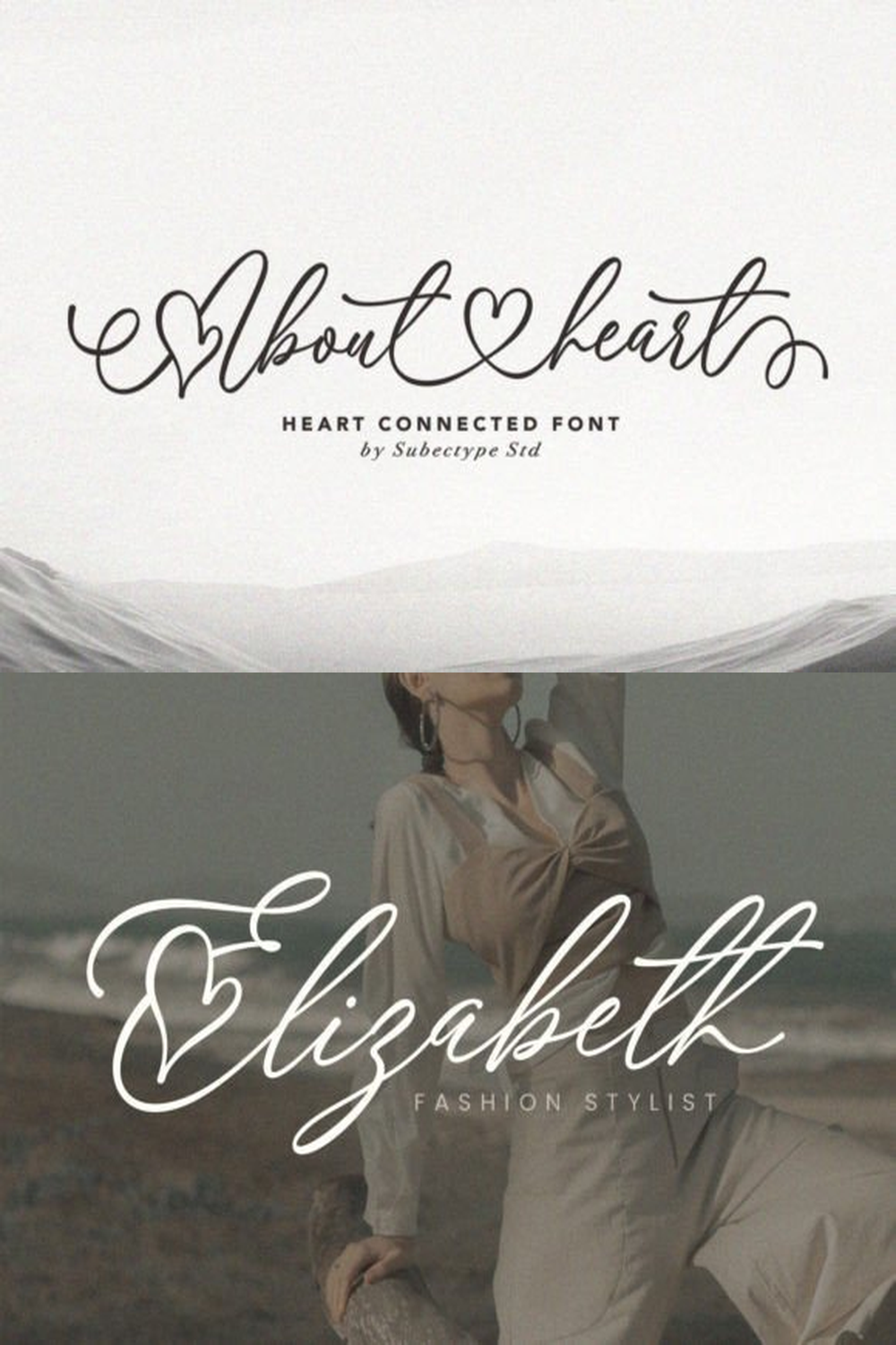About Heart Font