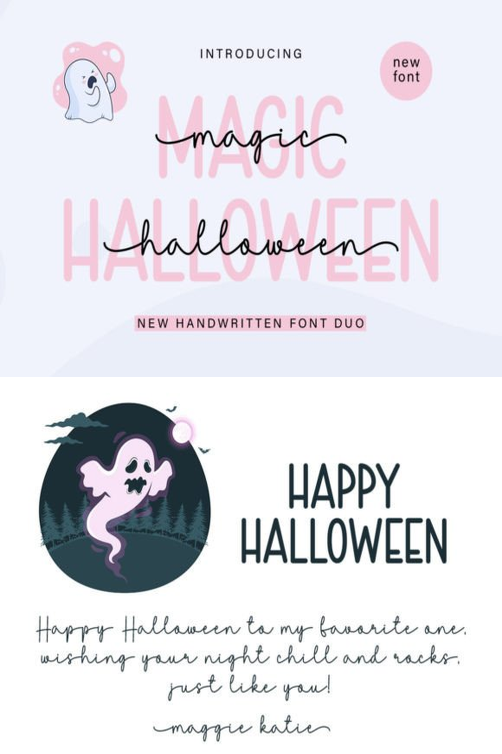 Magic Halloween Duo Font