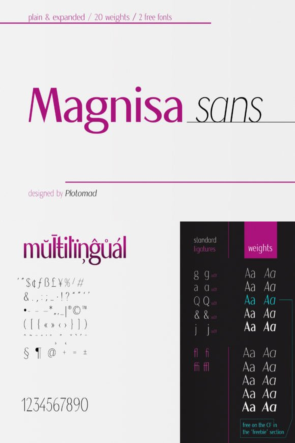 Magnisa Sans Font