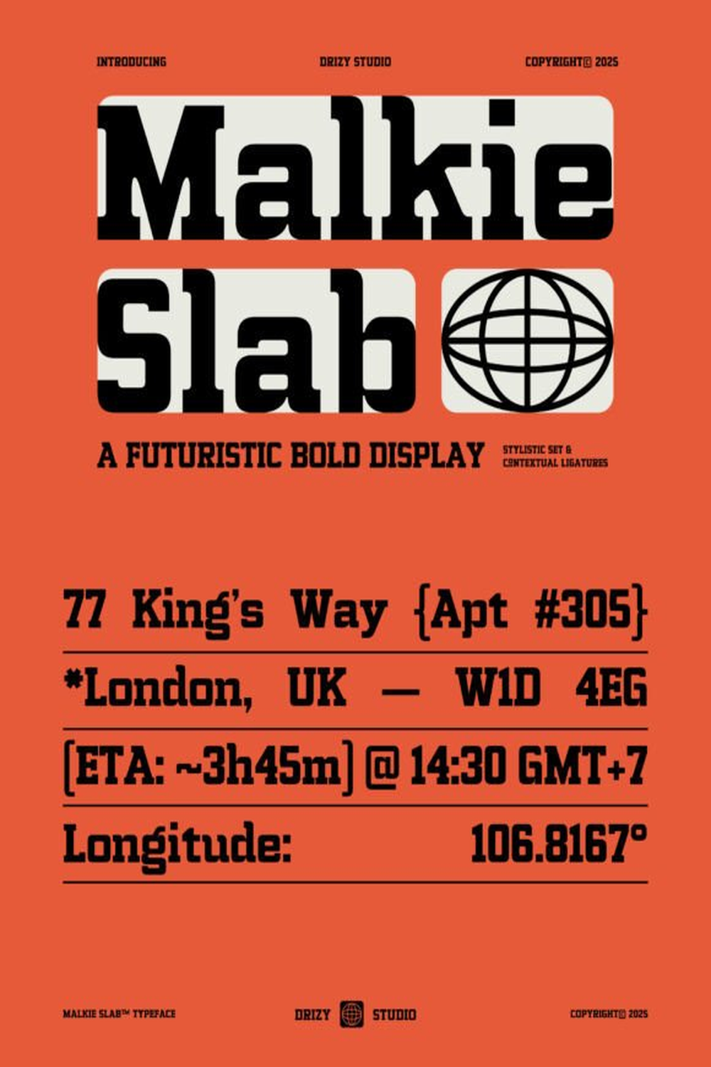 Malkie Slab Font