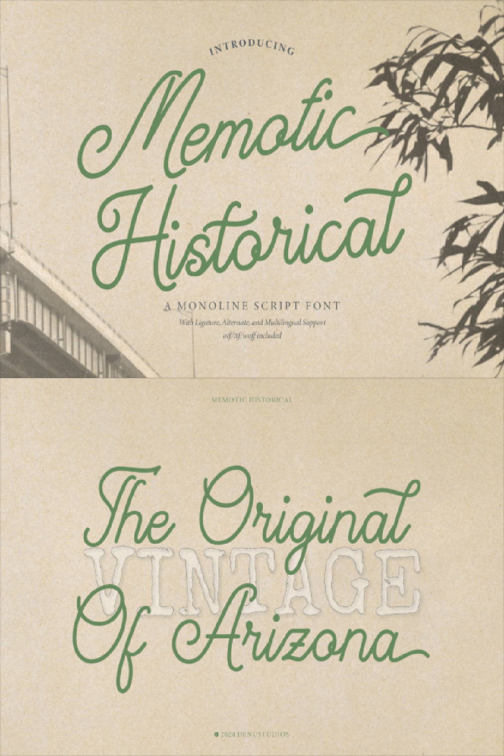 Memotic Historical Font