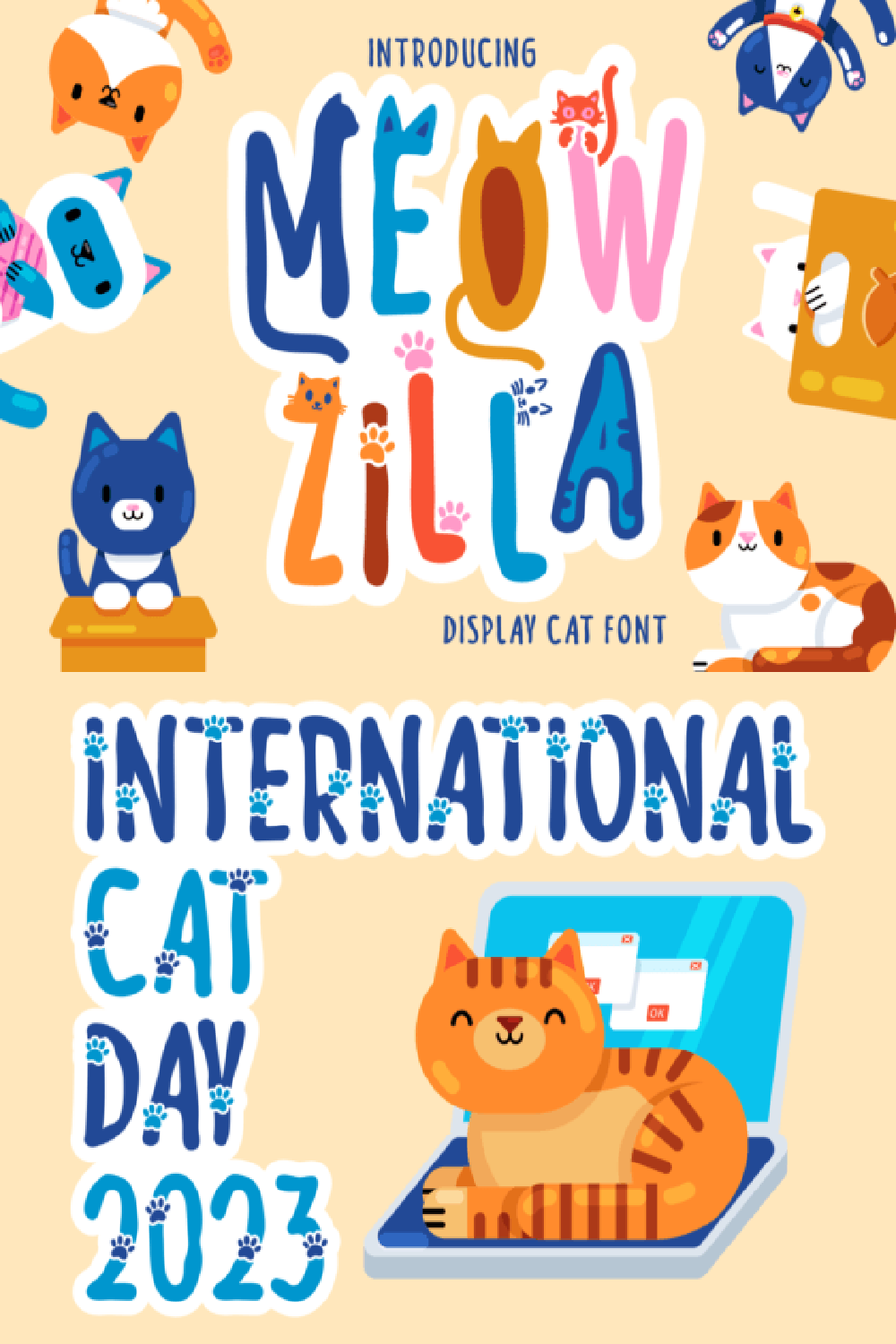 Meow Zilla Font