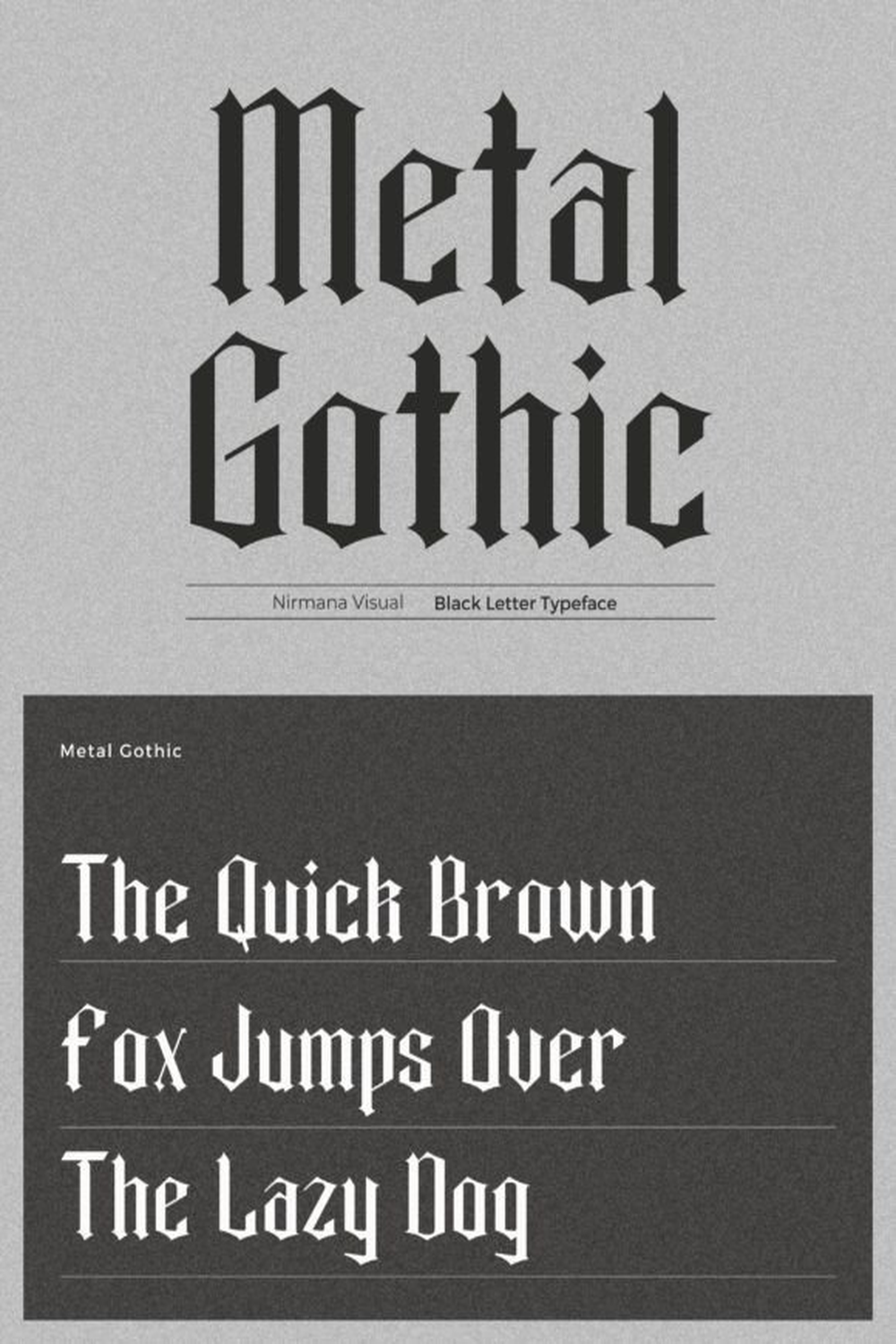 Metal Gothic Font