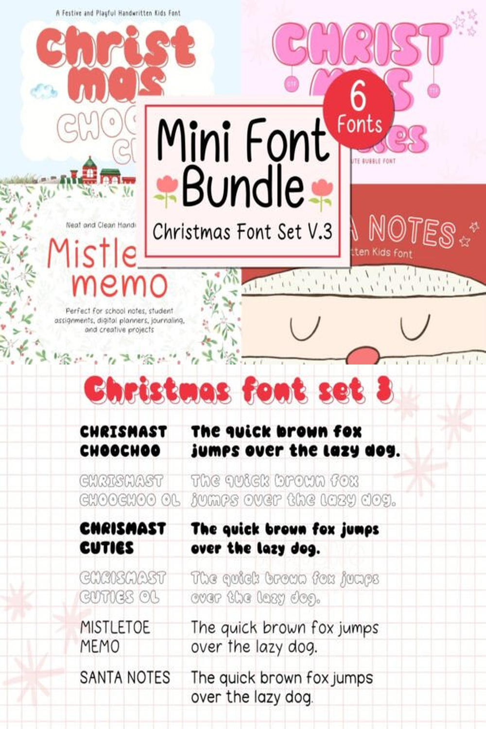 Mini Bundle Christmas Set V.3 Font