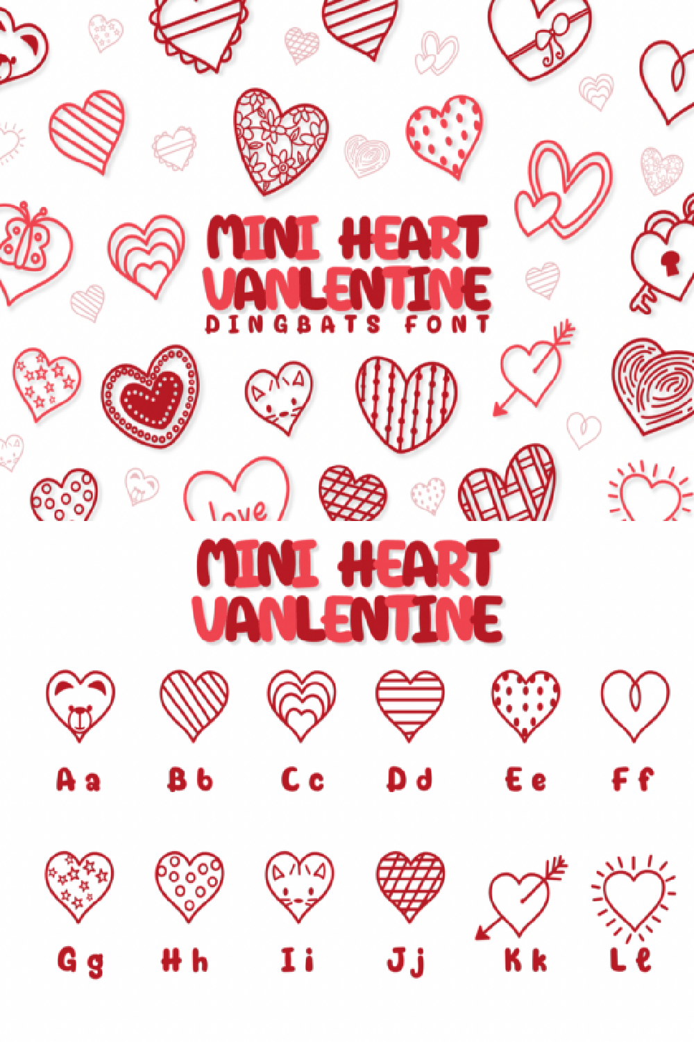 Mini Heart Valentine Font