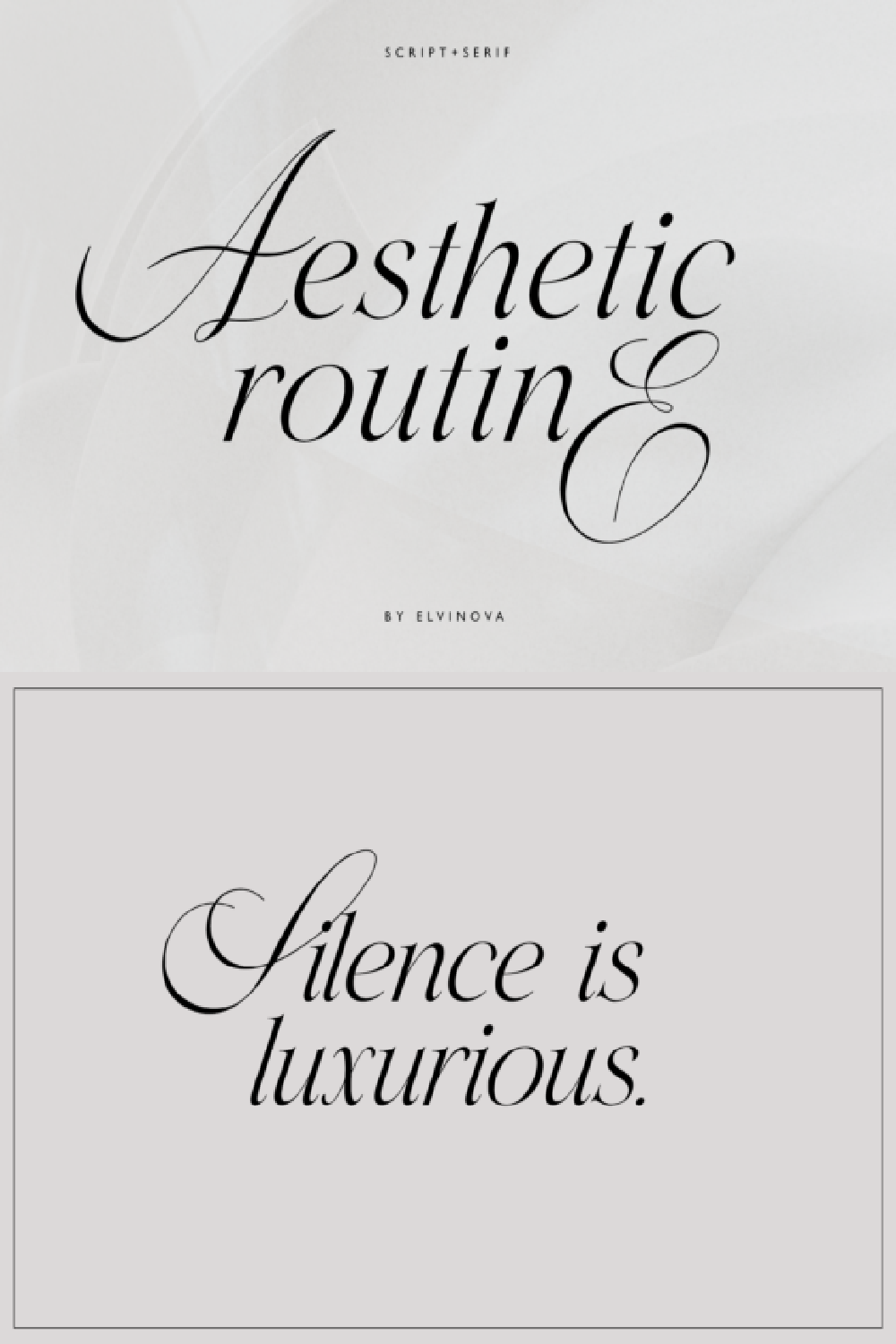 Aesthetic Routine Duo Font