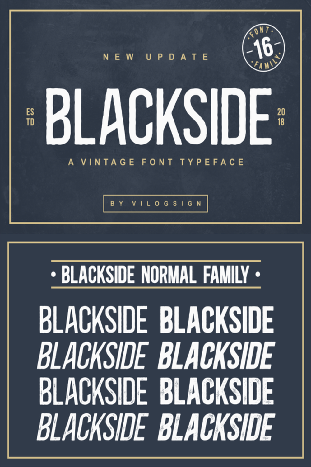 Blackside Font