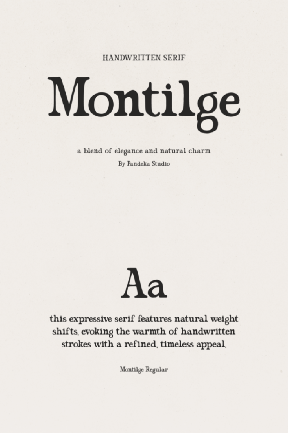 Montilge Font