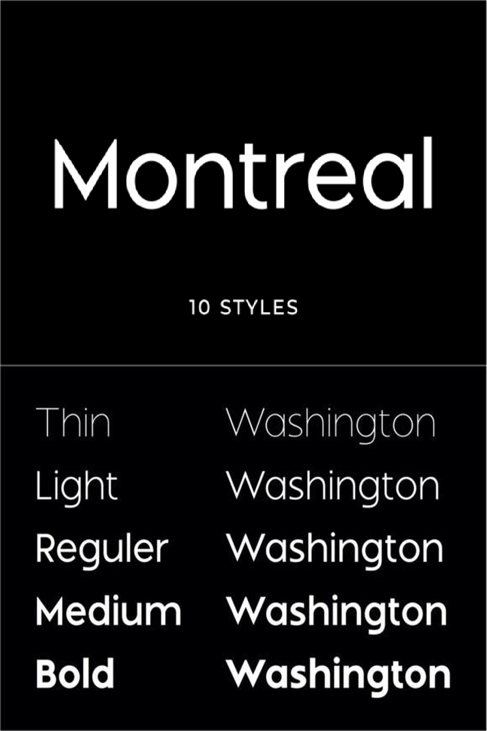 Montreal Font