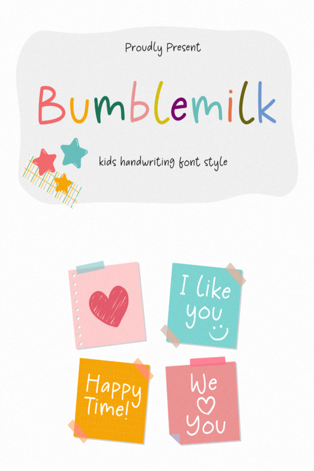 Bumblemilk Font