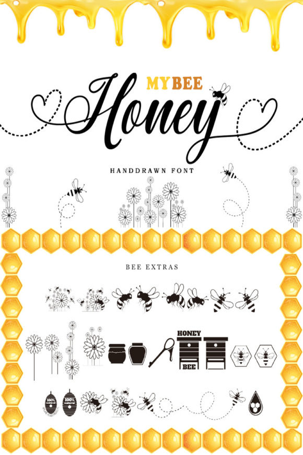 My Bee Honey Font