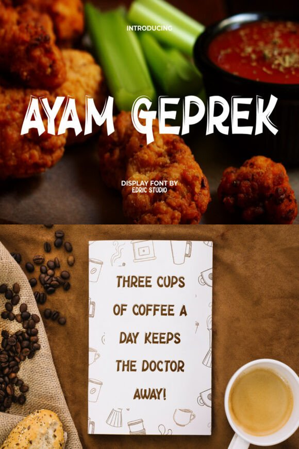 Ayam Geprek Font